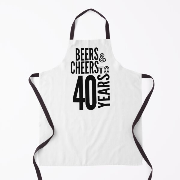 Item preview, Beers and cheers to 40 years - 40th birthday designed and sold by highflycrafts.
