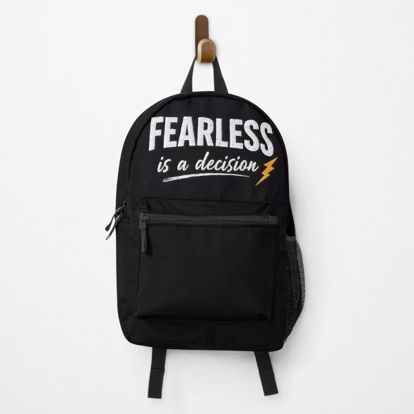 Item preview, Fearless Mindset Quote with Lightning Bolt designed and sold by UrbanEchoHub.