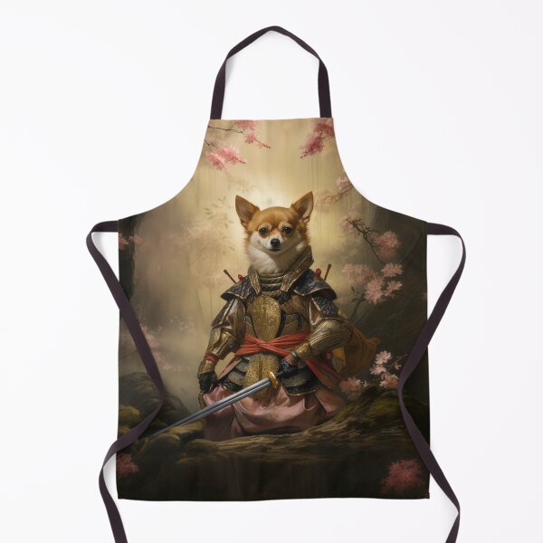 Item preview, Chihuahua Ronin - Tiny Warrior Samurai Dog designed and sold by Tommy-Ellie.