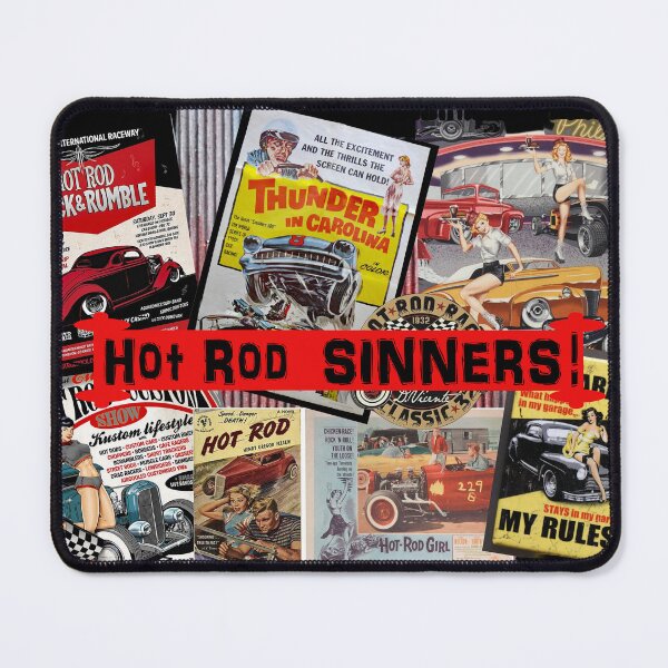 Item preview, HOT ROD SINNERS VINTAGE LOOK ATTIRE and DECOR designed and sold by Barbara Jean Photo Art And Design.