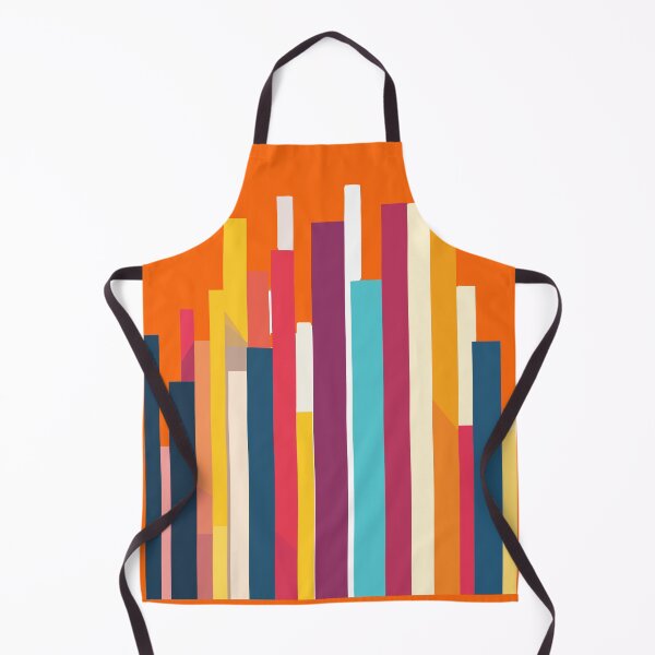 Item preview, Colorful Vertical Bars – Modern Abstract Color Block Design designed and sold by Genzify.