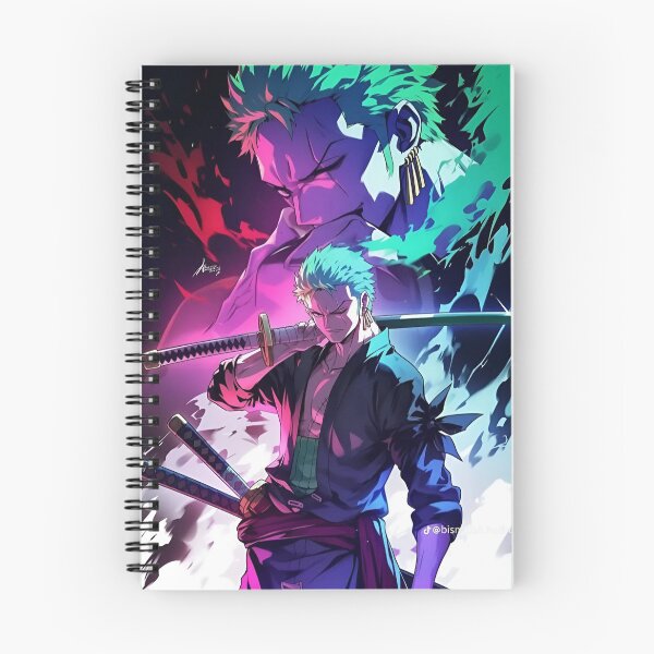 Item preview, Neon Shadow Swordsman – Roronoa Zoro Anime Poster designed and sold by Dyan4.
