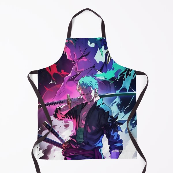 Item preview, Neon Shadow Swordsman – Roronoa Zoro Anime Poster designed and sold by Dyan4.