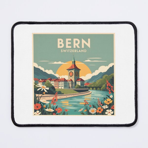 Item preview, Vibrant Bern Switzerland Cityscape designed and sold by AbanoubStore.