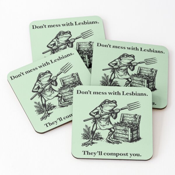 Item preview, Don't Mess With Lesbians designed and sold by leafsquare.