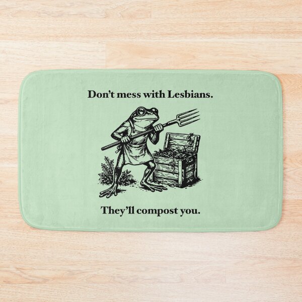 Item preview, Don't Mess With Lesbians designed and sold by leafsquare.