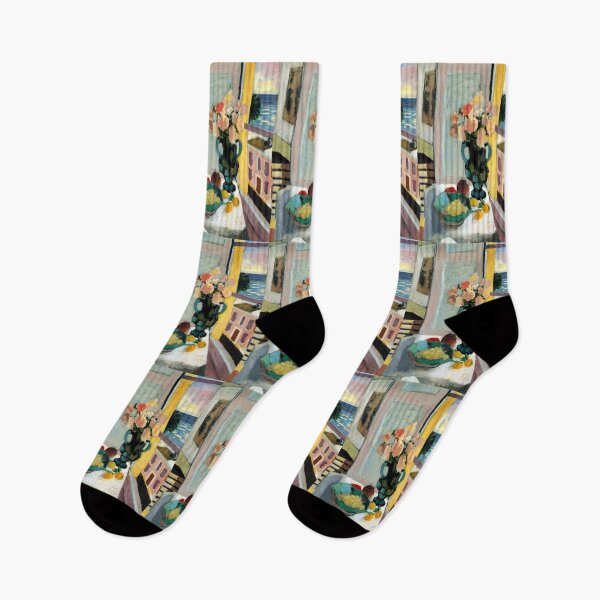 Item preview, Flowers in Front of a Window by Henri Matisse: Fauvist coastal still life designed and sold by artofuniverse.