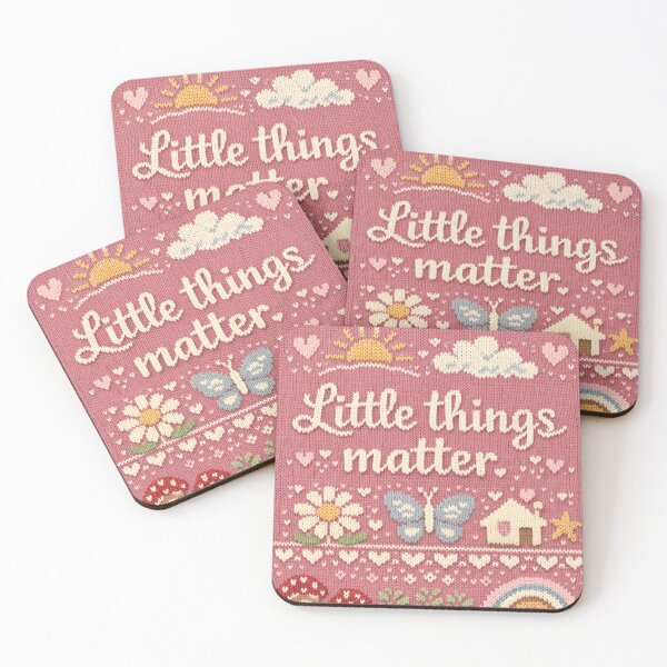 Item preview, Little Things Matter Mindfulness Knitting Pattern Design designed and sold by Mauswohn.
