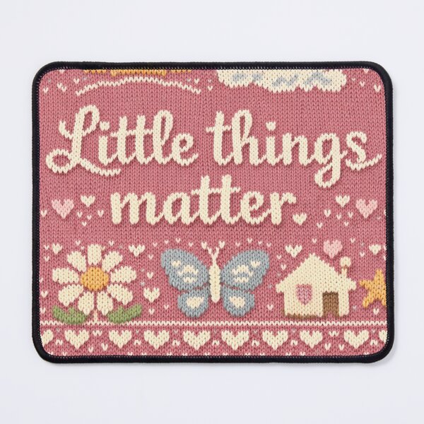Item preview, Little Things Matter Mindfulness Knitting Pattern Design designed and sold by Mauswohn.