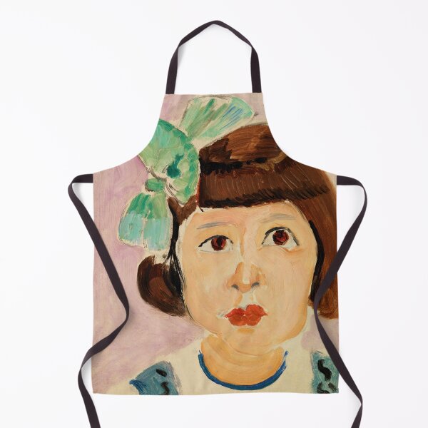 Item preview, Head of a Young Girl Tete De Fillette by Henri Matisse: Fauvist Portrait Print designed and sold by artofuniverse.