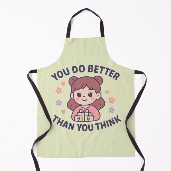 Item preview, You Do Better Than You Think Cute Motivational Girl Gift Design designed and sold by OwnYourMood.