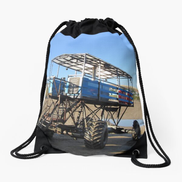 The Sea Tractor Drawstring Bag