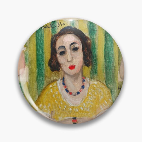 Item preview, Henriette Robe Jaune by Henri Matisse: Fauvist Portrait Fine Art Print designed and sold by artofuniverse.
