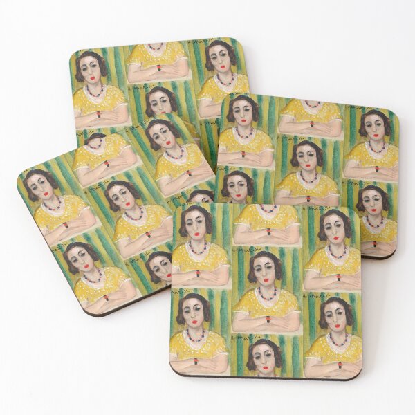 Item preview, Henriette Robe Jaune by Henri Matisse: Fauvist Portrait Fine Art Print designed and sold by artofuniverse.