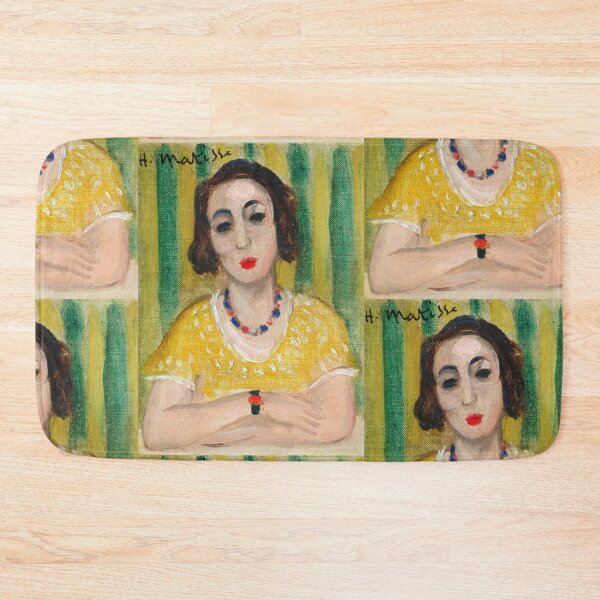 Item preview, Henriette Robe Jaune by Henri Matisse: Fauvist Portrait Fine Art Print designed and sold by artofuniverse.