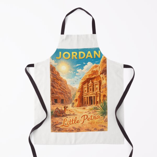 Item preview, Little Petra’s Nabatean Facades in Siq al-Barid, Ma'an Region of Jordan under Bright Desert Sun designed and sold by Places On Earth.