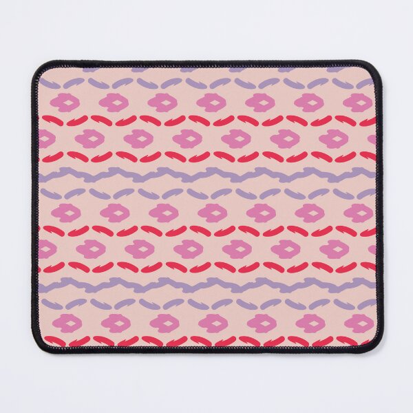 Artikelvorschau, Luftig-blumiger Print – Fuchsia-Pink, Rot, Lavendel & Creme entworfen und verkauft von Daniel Bevis Design.