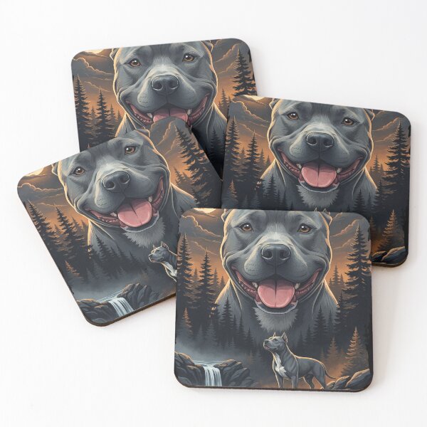 Item preview, Vintage 90S American Pitbull Terrier Howling At The Moon designed and sold by Stotee.