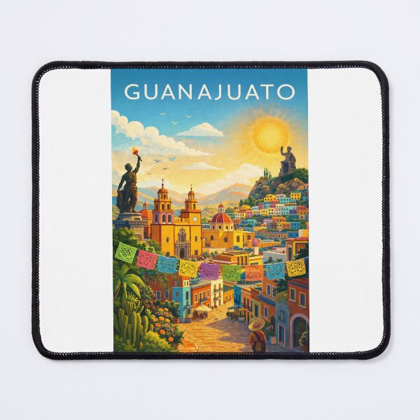 Item preview, Guanajuato's Colorful Hills and Historic Center with Monuments in Central Mexico designed and sold by Places On Earth.