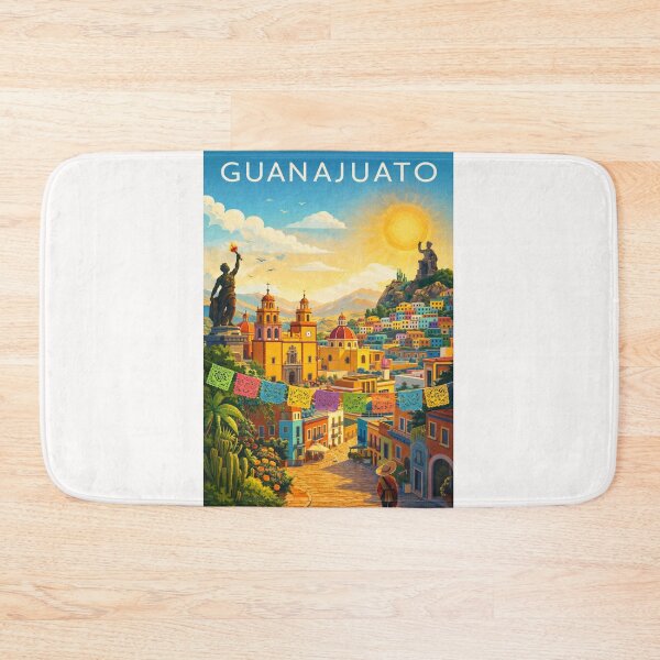 Item preview, Guanajuato's Colorful Hills and Historic Center with Monuments in Central Mexico designed and sold by Places On Earth.