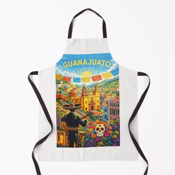 Item preview, Mariachi and Panoramic View of Guanajuato’s Historic Downtown and Colorful Hills in Mexico designed and sold by Places On Earth.