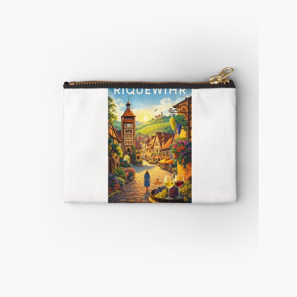 Item preview, Riquewihr's Vineyards and Medieval Streets at Sunset in Haut-Rhin, Grand Est, France designed and sold by Places On Earth.