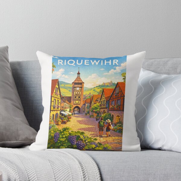 Item preview, Riquewihr’s Dolder Tower and Timber-Framed Alleys in the Alsace Wine Region of France designed and sold by Places On Earth.