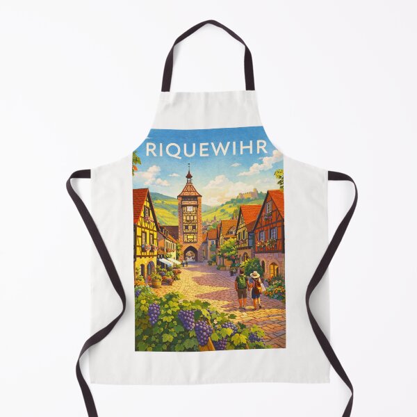 Item preview, Riquewihr’s Dolder Tower and Timber-Framed Alleys in the Alsace Wine Region of France designed and sold by Places On Earth.