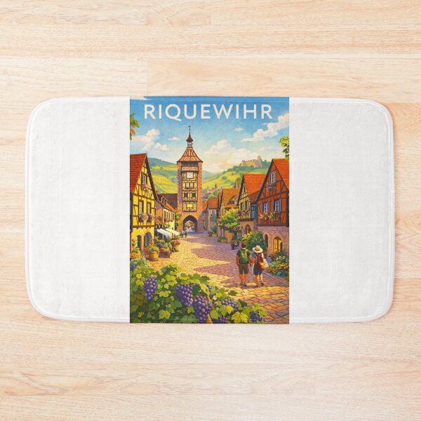 Item preview, Riquewihr’s Dolder Tower and Timber-Framed Alleys in the Alsace Wine Region of France designed and sold by Places On Earth.