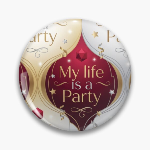 Item preview, Glittering My Life is a Party Pattern designed and sold by DGtaLrtcom.