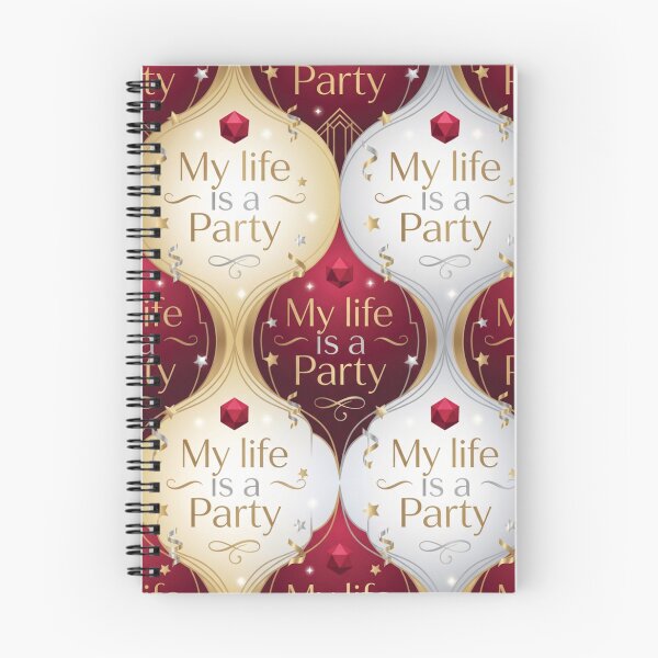 Item preview, Glittering My Life is a Party Pattern designed and sold by DGtaLrtcom.