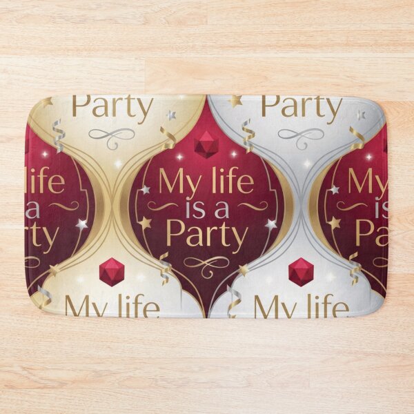 Item preview, Glittering My Life is a Party Pattern designed and sold by DGtaLrtcom.