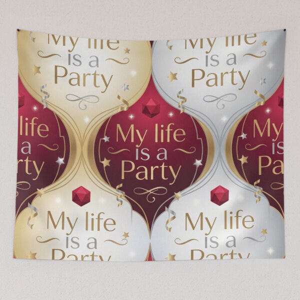 Item preview, Glittering My Life is a Party Pattern designed and sold by DGtaLrtcom.