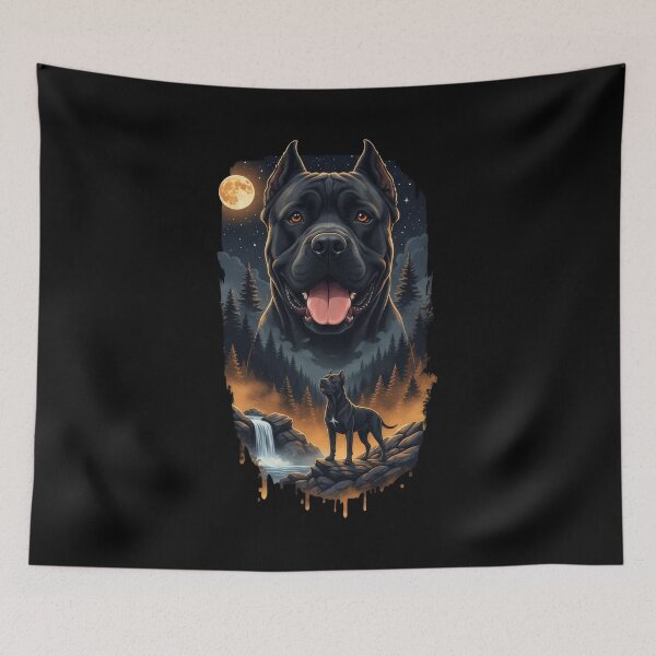 Item preview, Vintage 90S Cane Corso Howling At The Moon designed and sold by Stotee.
