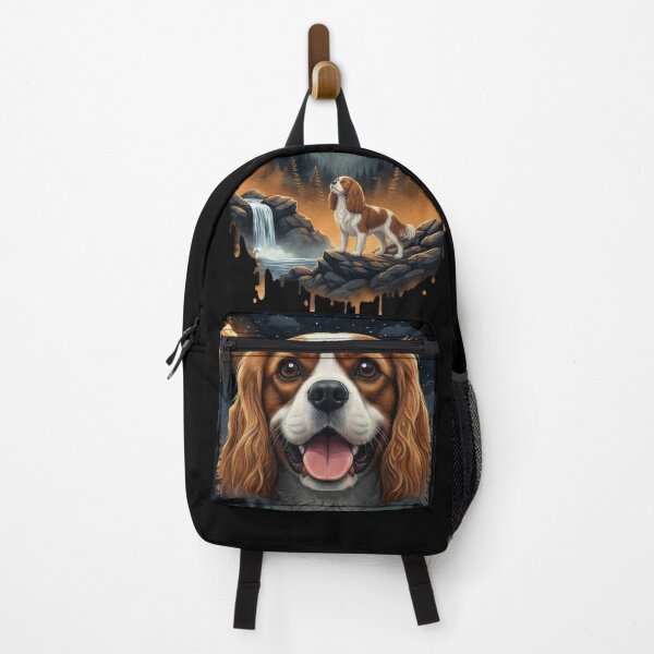 Item preview, Vintage 90S Cavalier King Charles Spaniel Howling At The Moon designed and sold by Stotee.