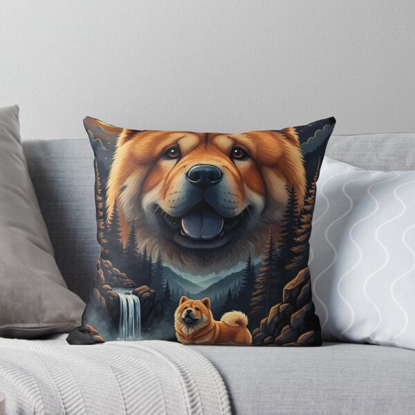 Item preview, Vintage 90S Chow Chow Howling At The Moon designed and sold by Stotee.