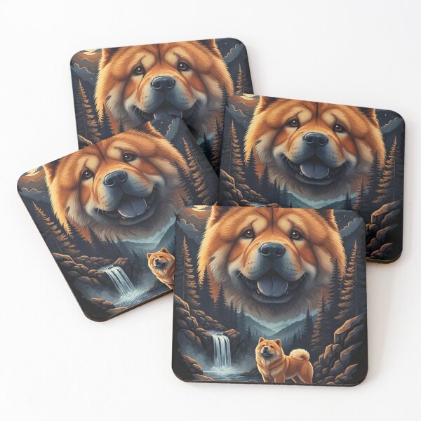 Item preview, Vintage 90S Chow Chow Howling At The Moon designed and sold by Stotee.