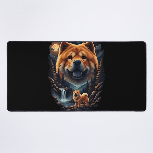 Item preview, Vintage 90S Chow Chow Howling At The Moon designed and sold by Stotee.