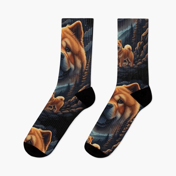 Item preview, Vintage 90S Chow Chow Howling At The Moon designed and sold by Stotee.