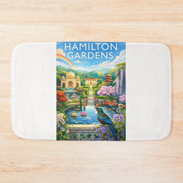 Item preview, Hamilton Gardens’ International Garden Collection with Pagodas and Water Lily Pond in Hamilton, Waikato Region, New Zealand designed and sold by Places On Earth.