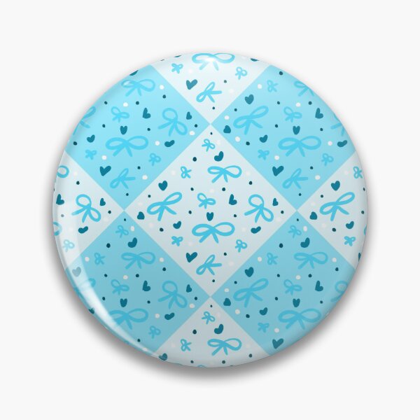 Item preview, Cute bows heart polka dots in blue pattern designed and sold by Mariecobiz.