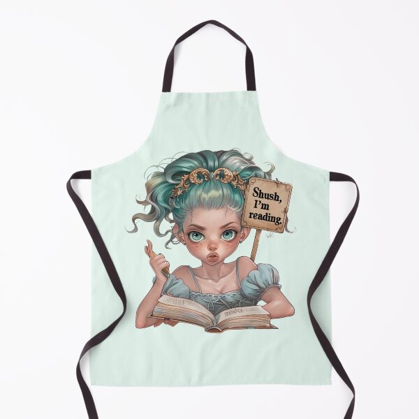 Item preview, Shush, I'm reading girlie designed and sold by bubblyrainbow.