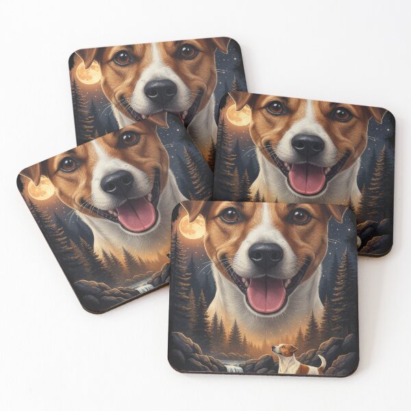 Item preview, Vintage 90S Jack Russell Howling At The Moon designed and sold by Stotee.
