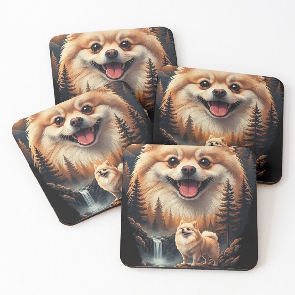 Item preview, Vintage 90S Pomeranian Howling At The Moon designed and sold by Stotee.