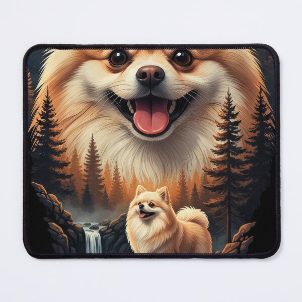 Item preview, Vintage 90S Pomeranian Howling At The Moon designed and sold by Stotee.