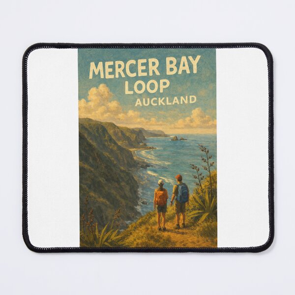 Item preview, Mercer Bay Loop Cliffside Trail with Tasman Sea Views in Waitākere Ranges, Auckland Region, New Zealand designed and sold by Places On Earth.