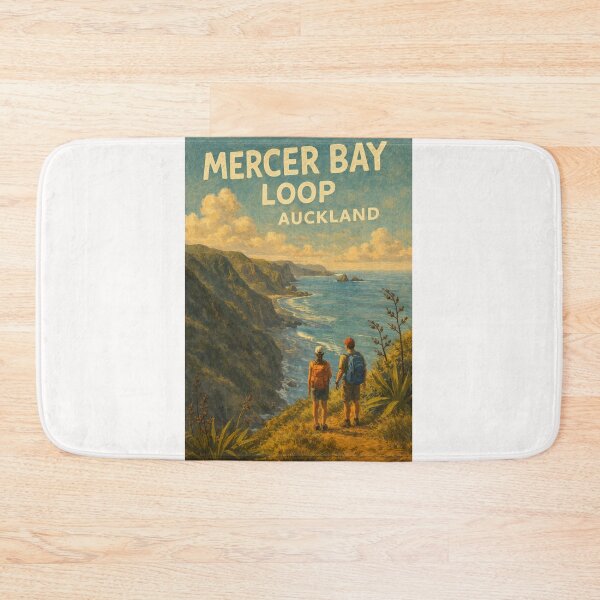 Item preview, Mercer Bay Loop Cliffside Trail with Tasman Sea Views in Waitākere Ranges, Auckland Region, New Zealand designed and sold by Places On Earth.