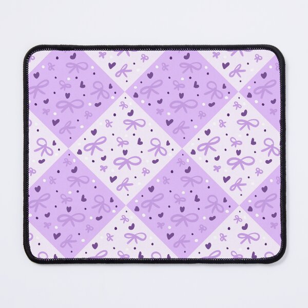 Item preview, Cute bows heart polka dots in purple pattern designed and sold by Mariecobiz.