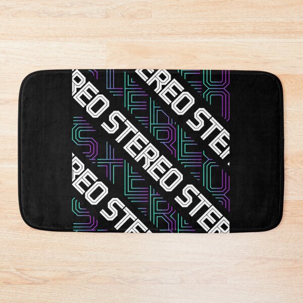 Item preview, Stereo Neon Typography Pattern – Retro Synthwave Music Graphic designed and sold by Stotee.