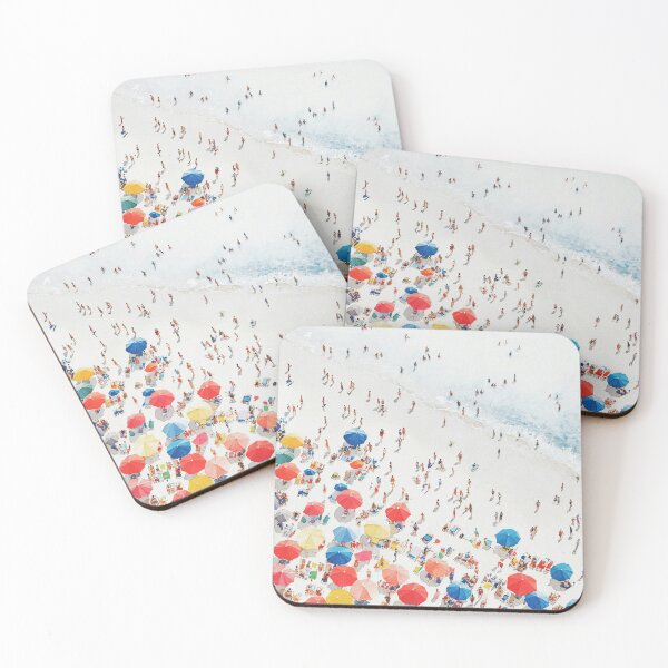 Item preview, Beach, colourful, watercolor  designed and sold by Lilja888.